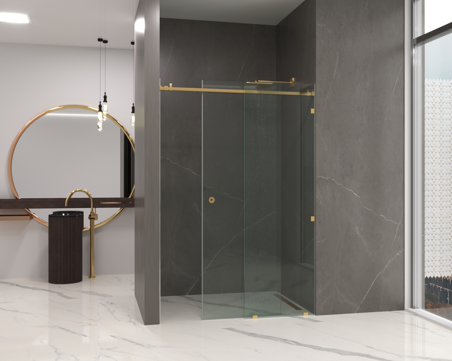Venece new gold slide